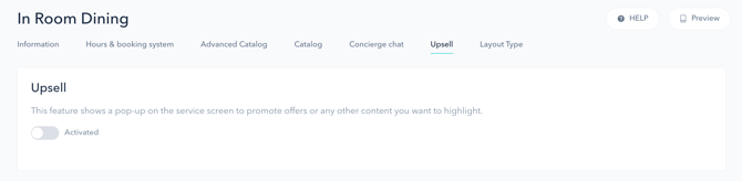 Create an upsell pop-up for RS 01EN