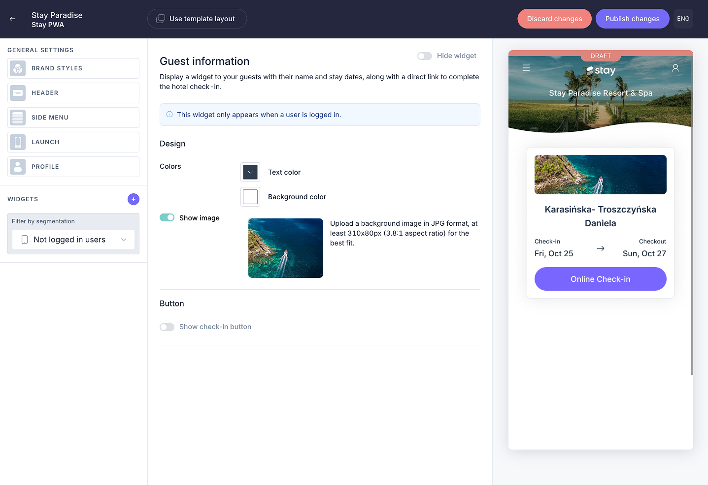 How to prepare images for optimal display in the guest app