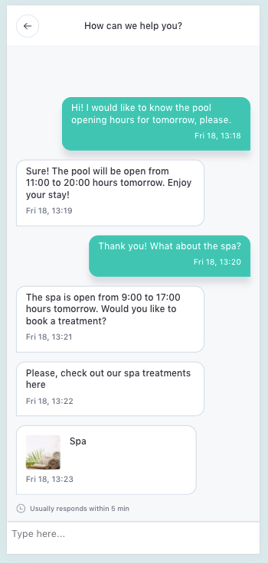 How guests use Concierge chat_09EN
