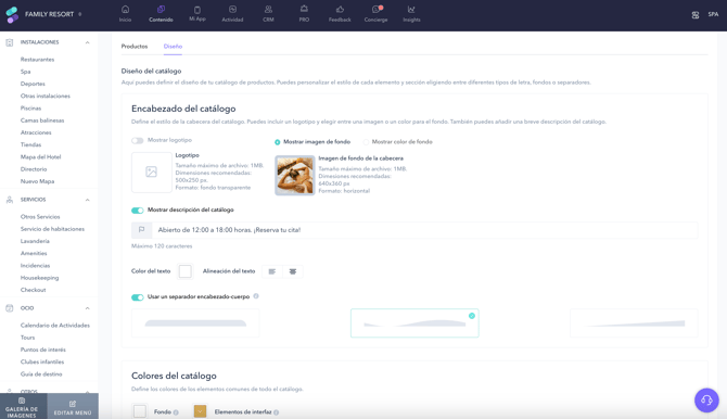 How to add a spa catalog using the advanced catalog_06ES