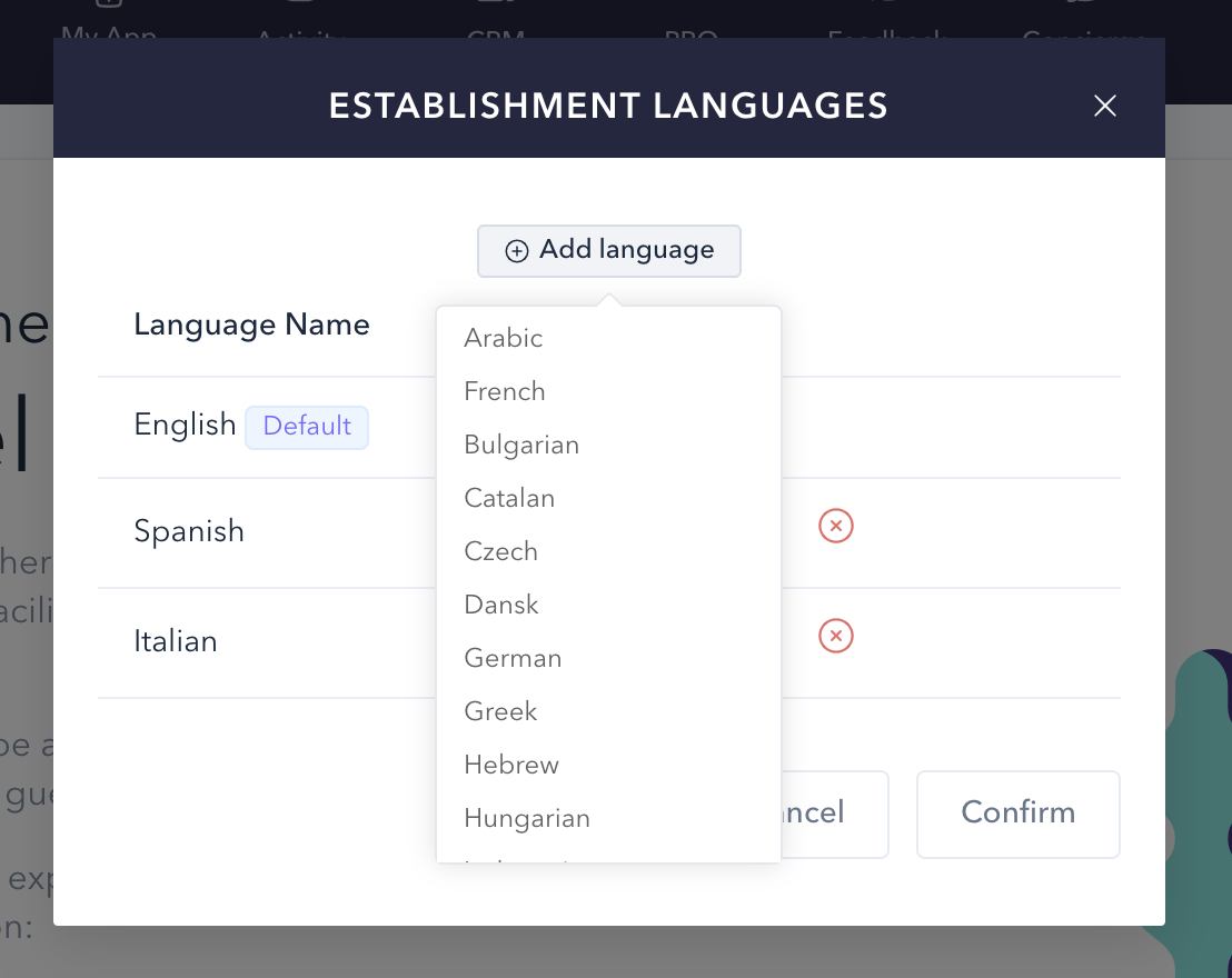 How to add content in different languages in the CMS