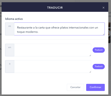 How to add content in different languages in the CMS_04ES