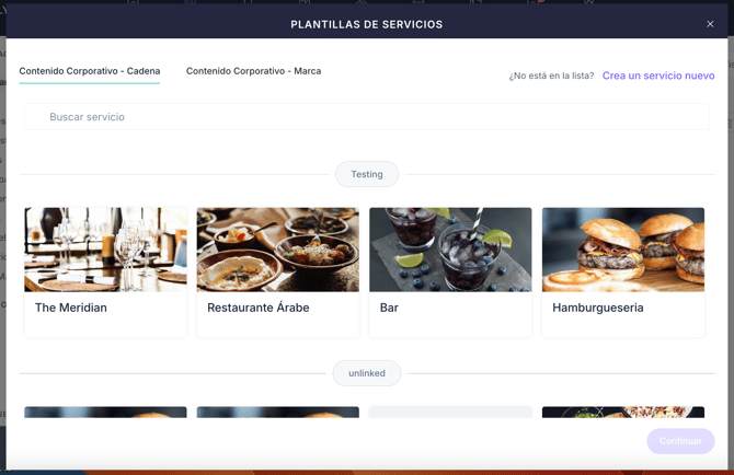 How to apply corporate content templates in a property_01ES