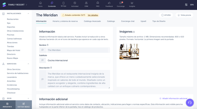How to apply corporate content templates in a property_03ES