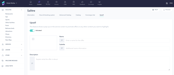 How to create an upsell pop-up for a restaurant 02EN