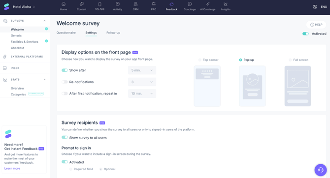 How to create and activate a survey_03EN