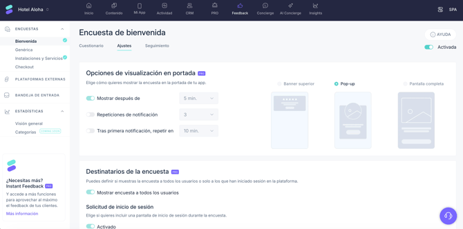 How to create and activate a survey_03ES_