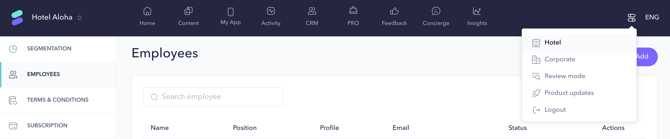 How to create and manage employee access in the CMS_01EN