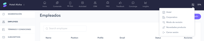 How to create and manage employee access in the CMS_01ES