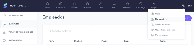 How to create and manage employee access in the CMS_04ES