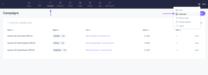 How to create and send a corporate campaign_EN01