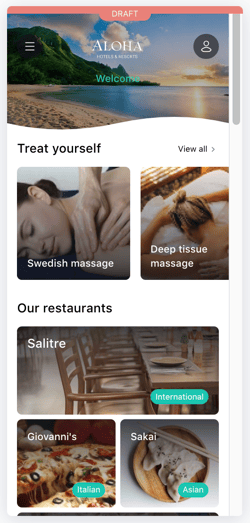 How to make a spa visible on the app home screen 02EN