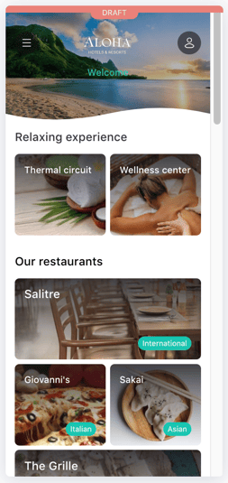 How to make a spa visible on the app home screen 03EN