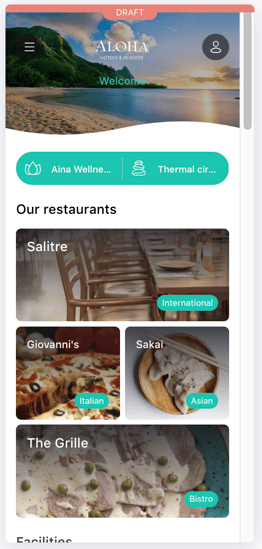 How to make a spa visible on the app home screen 04EN