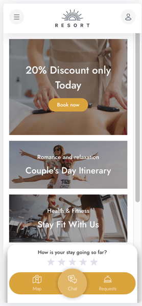 How to make a spa visible on the app home screen 06EN