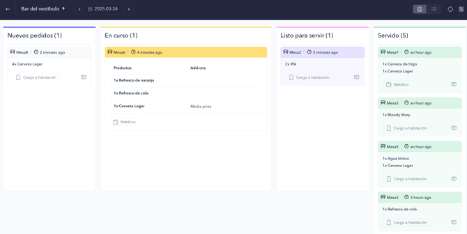 How to manage orders for a restaurant 01ES