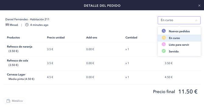How to manage orders for a restaurant 03ES