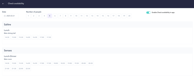 How to manage restaurant bookings with the PRO booking system_09EN