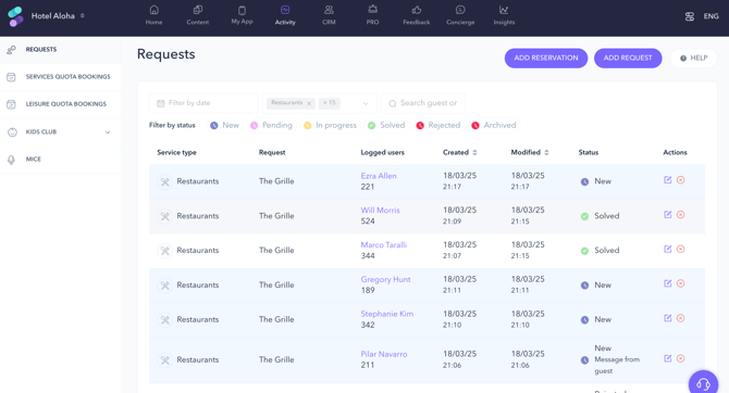 How to manage restaurant bookings with the on-demand booking system 01EN
