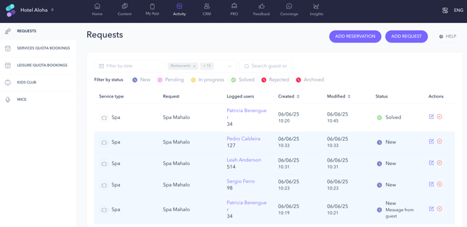 How to manage spa bookings with the on-demand booking system 01EN