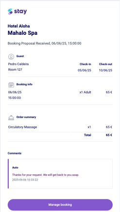 How to manage spa bookings with the on-demand booking system 04EN