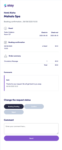 How to manage spa bookings with the on-demand booking system 05EN