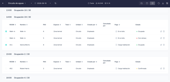 How to manage thermal circuit bookings with the PRO booking system_01ES