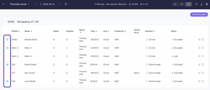 How to manage thermal circuit bookings with the PRO booking system_04EN