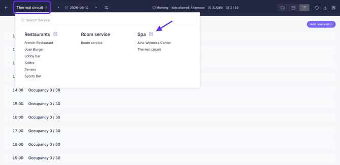 How to manage thermal circuit bookings with the PRO booking system_10EN