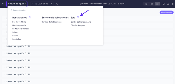 How to manage thermal circuit bookings with the PRO booking system_10ES