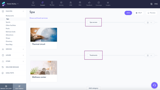 How to organize spas using categories_01EN