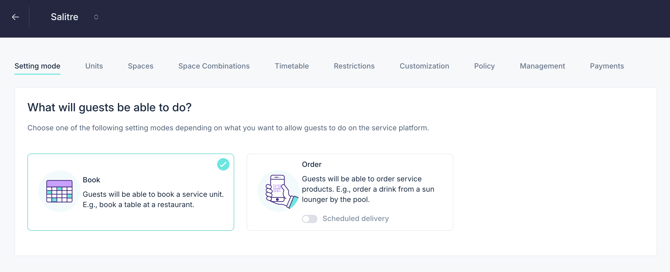 How to set up the PRO booking system for a restaurant 03EN_updated