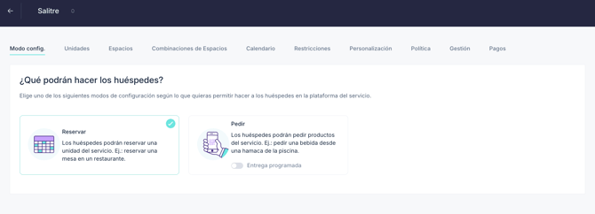 How to set up the PRO booking system for a restaurant 03ES_updated