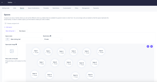 How to set up the PRO booking system for a restaurant 05EN_updated
