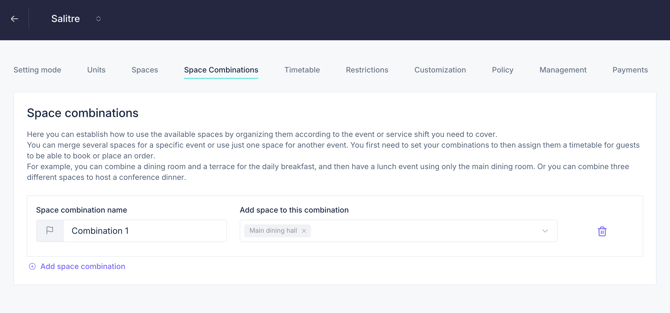 How to set up the PRO booking system for a restaurant 06EN_updated