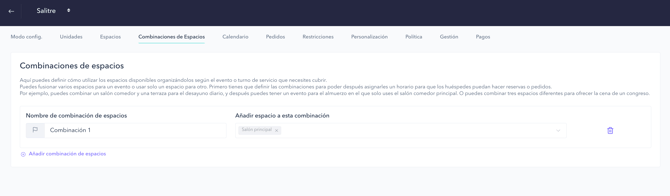 How to set up the PRO booking system for a restaurant 06ES