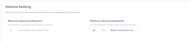 How to set up the PRO booking system for a restaurant 07EN