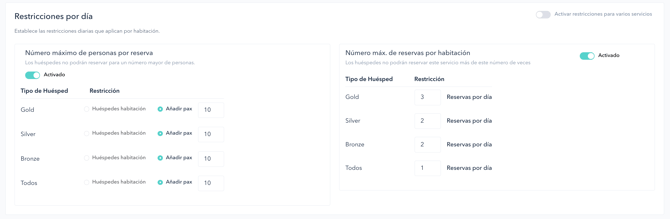How to set up the PRO booking system for a restaurant 08ES