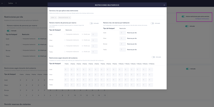 How to set up the PRO booking system for a restaurant 10ES