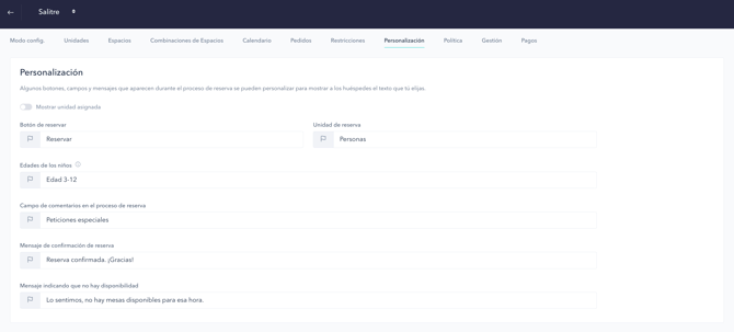 How to set up the PRO booking system for a restaurant 12ES