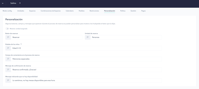 How to set up the PRO booking system for a restaurant 12ES