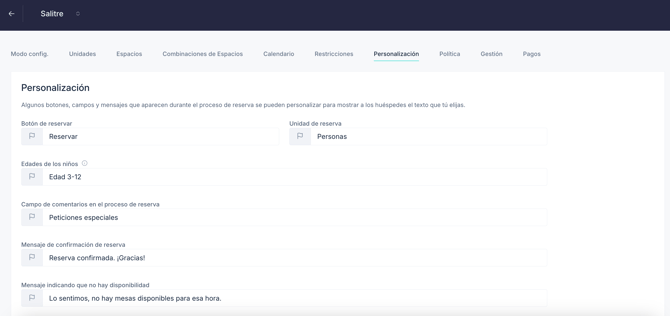 How to set up the PRO booking system for a restaurant 12ES_updated