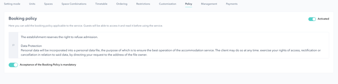 How to set up the PRO booking system for a restaurant 13EN