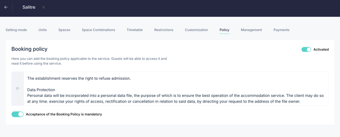 How to set up the PRO booking system for a restaurant 13EN_updated