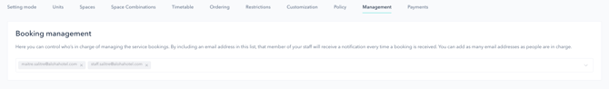 How to set up the PRO booking system for a restaurant 14EN