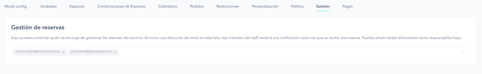 How to set up the PRO booking system for a restaurant 14ES