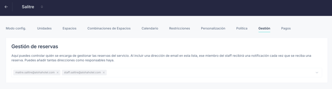 How to set up the PRO booking system for a restaurant 14ES_updated