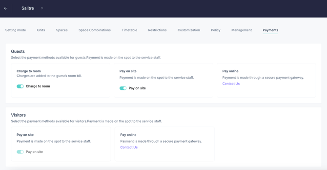 How to set up the PRO booking system for a restaurant 15EN_updated