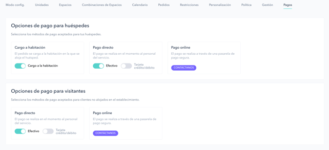 How to set up the PRO booking system for a restaurant 15ES