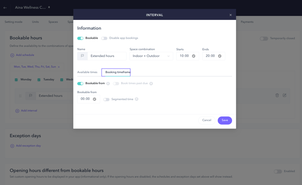How to set up the PRO booking system for a spa-APPOINTMENT 08EN